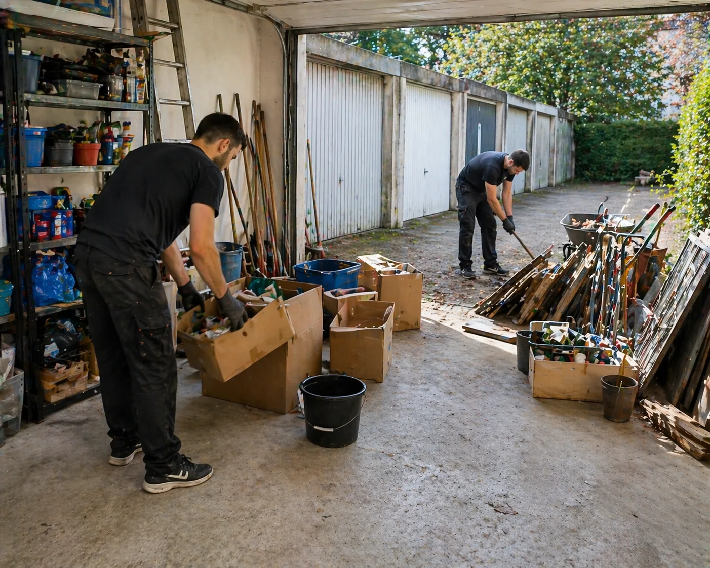 Garage, Hof und Nebenflächen